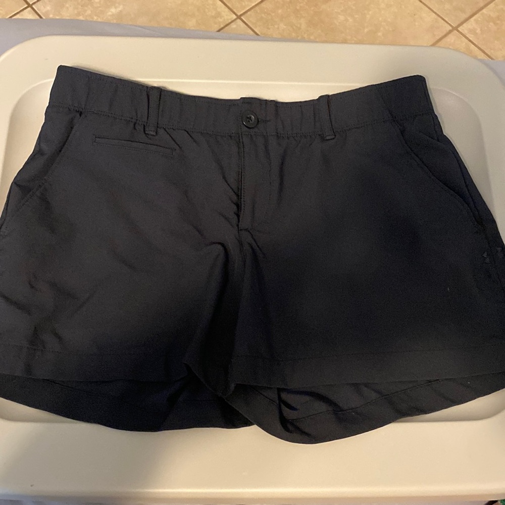 Under Armour Shorty Links Golf Shorts- Black US 8